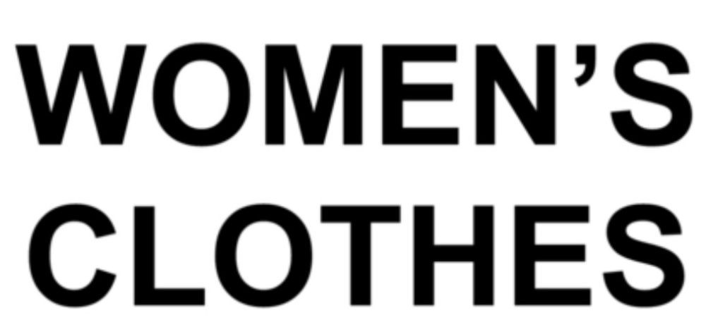 Women's Clothes!